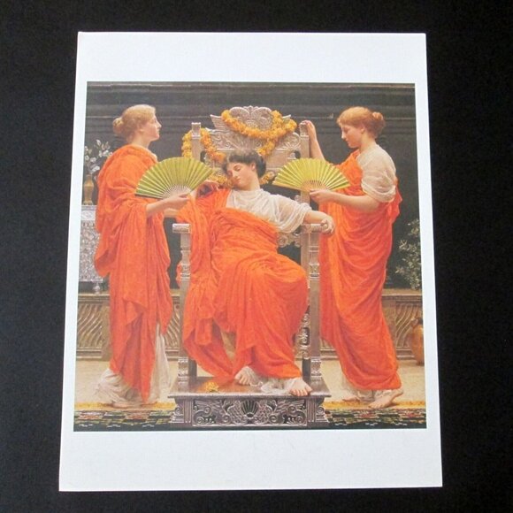 Graphique Of France Print Midsummer Albert Joseph Moore 11 x 14 Vintage 90s - Picture 1 of 6